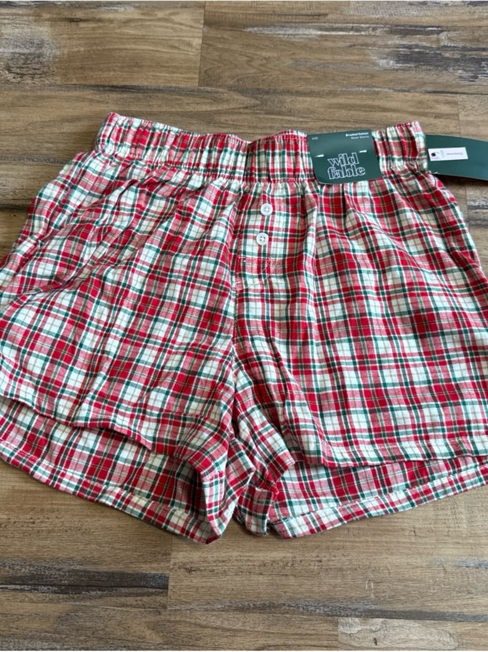 Wild Fable Red Plaid Women’s Sleepwear Shorts
